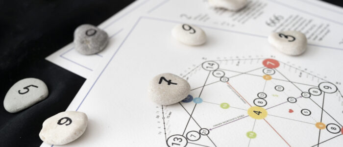 numerology concept still life scaled